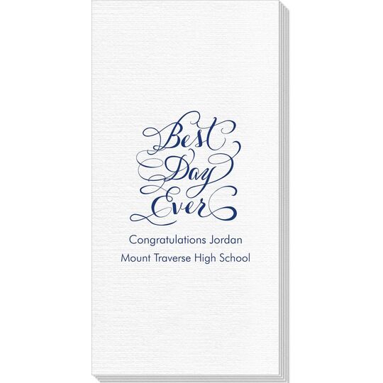 Whimsy Best Day Ever Deville Guest Towels